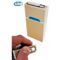 Портсигар під пачку з USB-запальничкою Slim