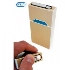 Портсигар під пачку з USB-запальничкою Slim