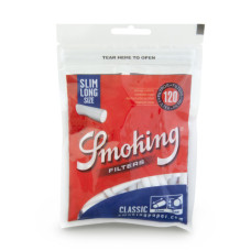 Фільтри для самокруток Smoking Slim Classic Long 120 шт